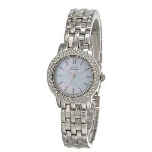CITIZEN Silhouette Eco Drive MOP Dial SS Women's Watch